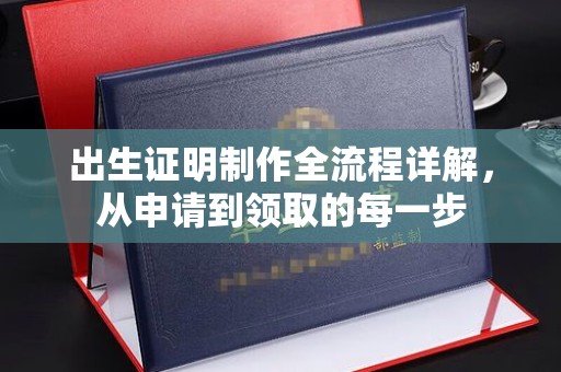 顺平出生证明制作全流程详解，从申请到领取的每一步