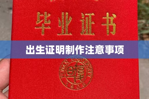 顺平出生证明制作注意事项
