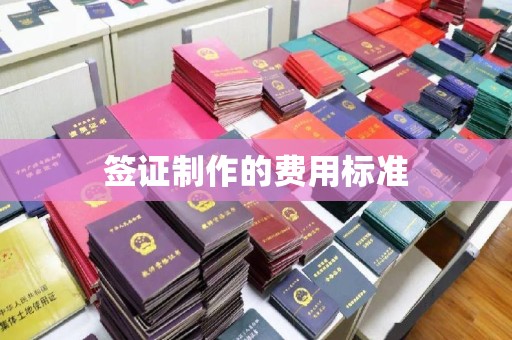 顺平签证制作的费用标准