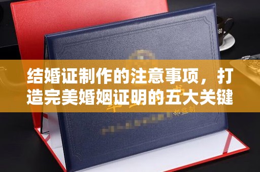 顺平结婚证制作的注意事项，打造完美婚姻证明的五大关键点